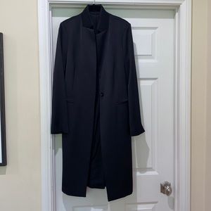 All Saints tuxedo style long jacket/blazer
